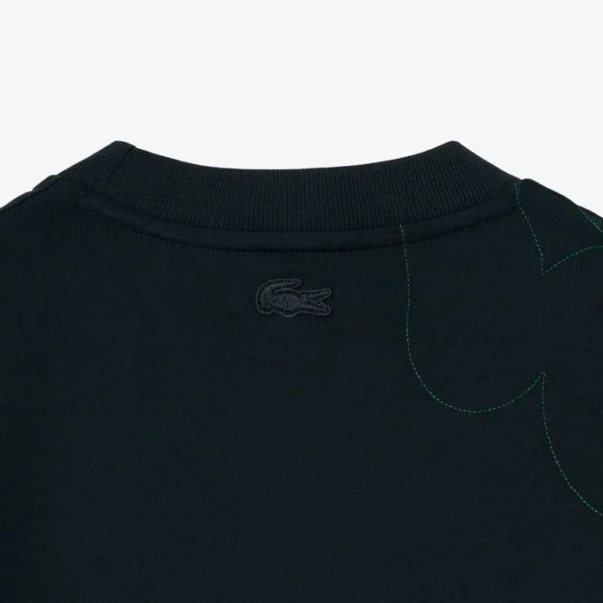 Runway-T-skjorte med brodert krokodille