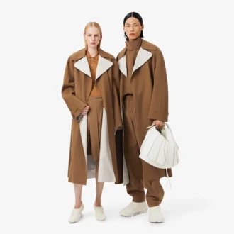 Runway-trenchcoat i ullblanding