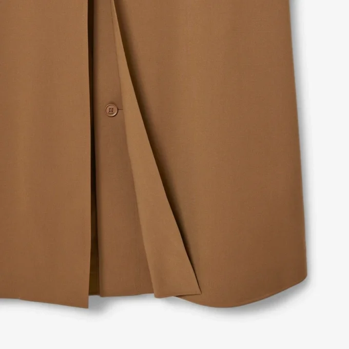 Runway-trenchcoat i ullblanding