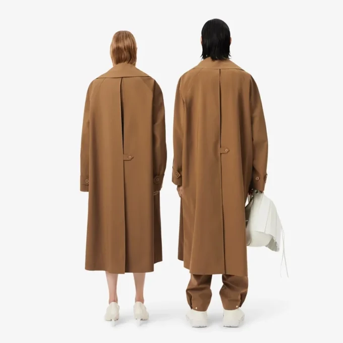 Runway-trenchcoat i ullblanding