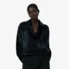 Runway-velourgenser med polokrage