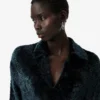 Runway-velourgenser med polokrage