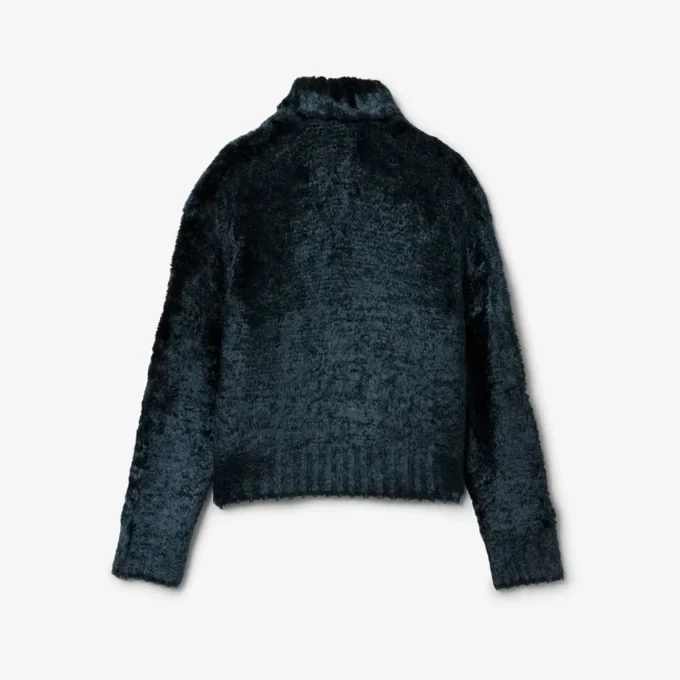 Runway-velourgenser med polokrage