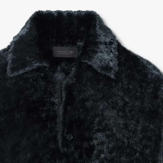 Runway-velourgenser med polokrage
