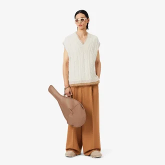 Runway-vest i kabelstrikket ull