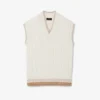 Runway-vest i kabelstrikket ull