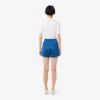 Satin Jersey Pointelle Stripe Shorts for kvinner
