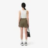 Satin Jersey Pointelle Stripe Shorts for kvinner