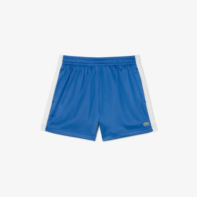 Satin Jersey Pointelle Stripe Shorts for kvinner