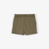 Satin Jersey Pointelle Stripe Shorts for kvinner