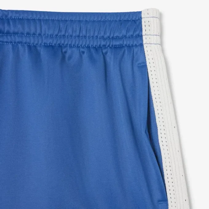 Satin Jersey Pointelle Stripe Shorts for kvinner