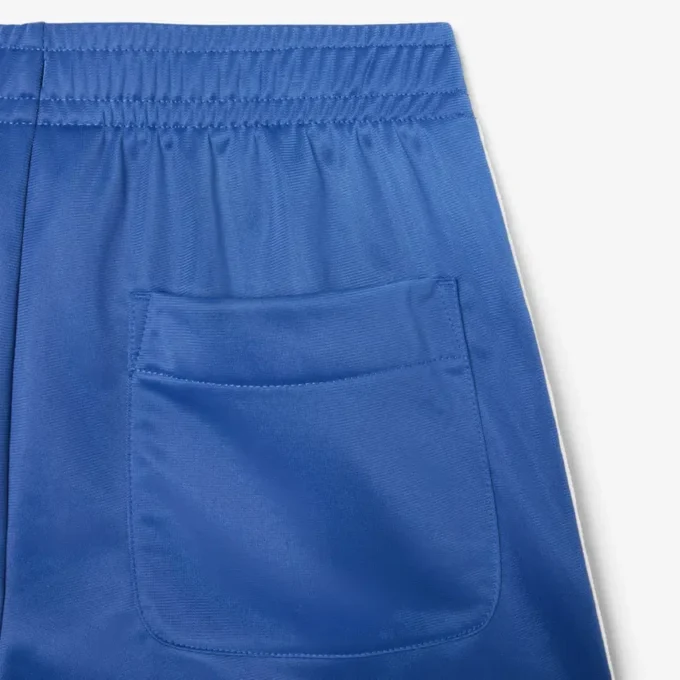 Satin Jersey Pointelle Stripe Shorts for kvinner