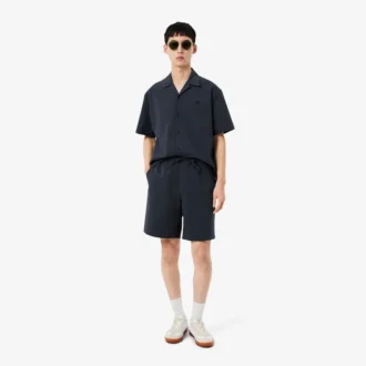 Seersucker-shorts i bomull