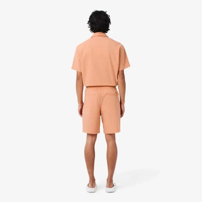 Seersucker-shorts i bomull