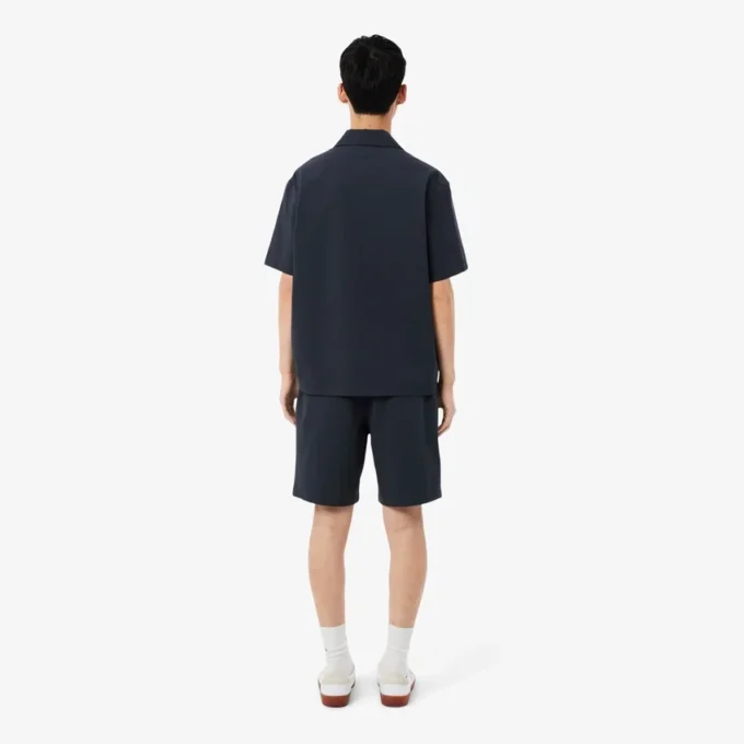 Seersucker-shorts i bomull