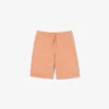 Seersucker-shorts i bomull