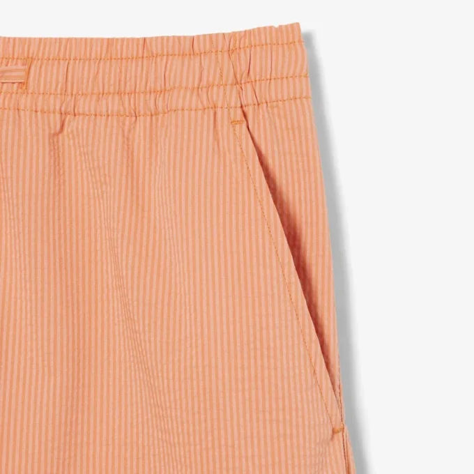 Seersucker-shorts i bomull