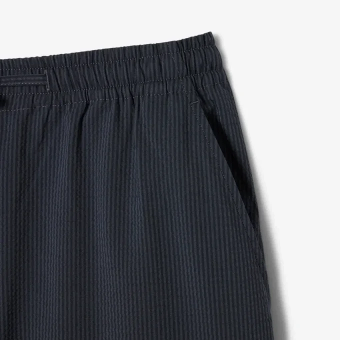 Seersucker-shorts i bomull