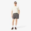 Shorts i bomullsblanding med trykk og avslappet passform