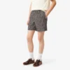 Shorts i bomullsblanding med trykk og avslappet passform