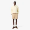 Shorts i bomullsstretch med normal passform
