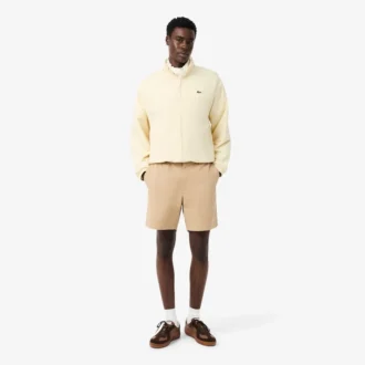 Shorts i bomullsstretch med normal passform
