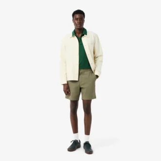 Shorts i bomullsstretch med normal passform