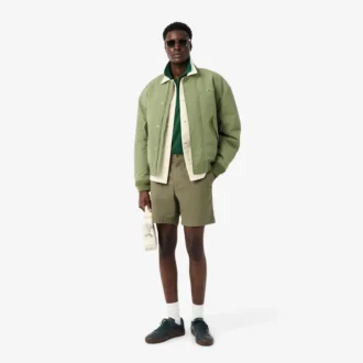 Shorts i bomullsstretch med normal passform