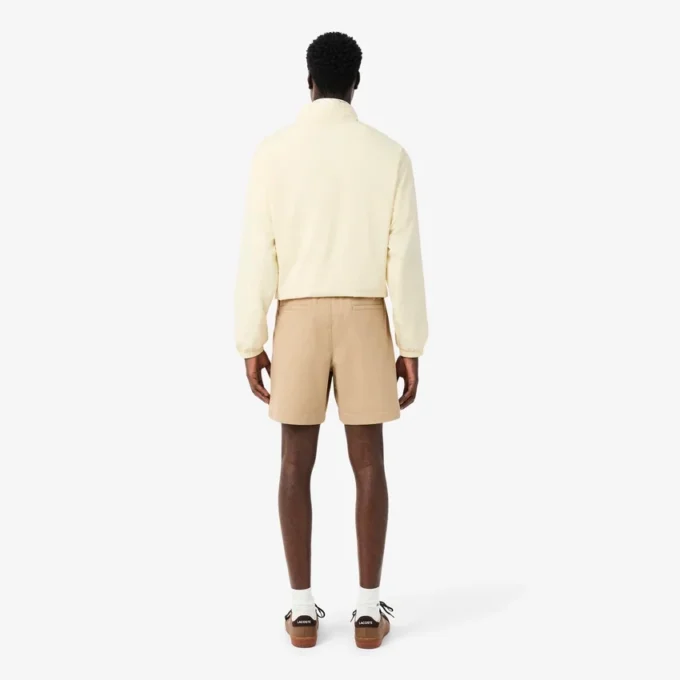 Shorts i bomullsstretch med normal passform