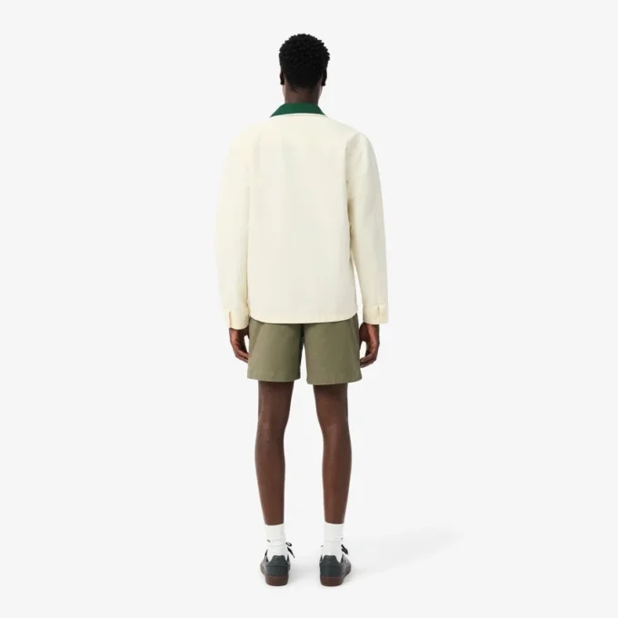 Shorts i bomullsstretch med normal passform