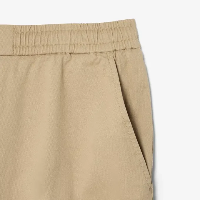 Shorts i bomullsstretch med normal passform