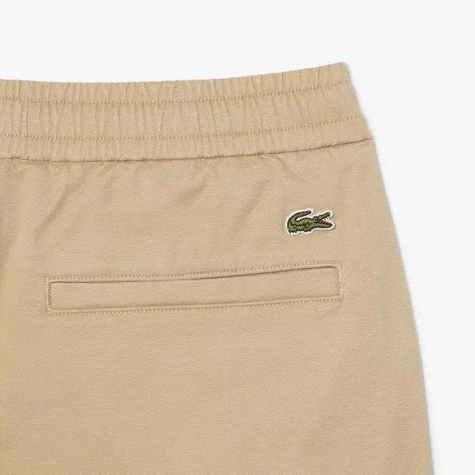 Shorts i bomullsstretch med normal passform