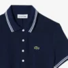 Skaterkjole med polokrage i stretch for kvinner