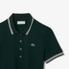 Skaterkjole med stretch og polokrage for kvinner