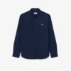 Skjorte i poplin med stretch og normal passform