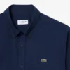 Skjorte i poplin med stretch og normal passform
