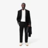 Slim fit-bukse i stretchbomull for menn