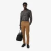 Slim fit-bukse i stretchbomull for menn