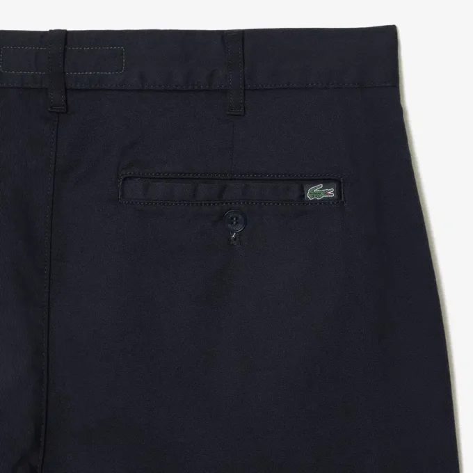 Slim fit-bukse i stretchbomull for menn