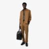 Slim fit-bukse i stretchbomull for menn