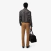 Slim fit-bukse i stretchbomull for menn