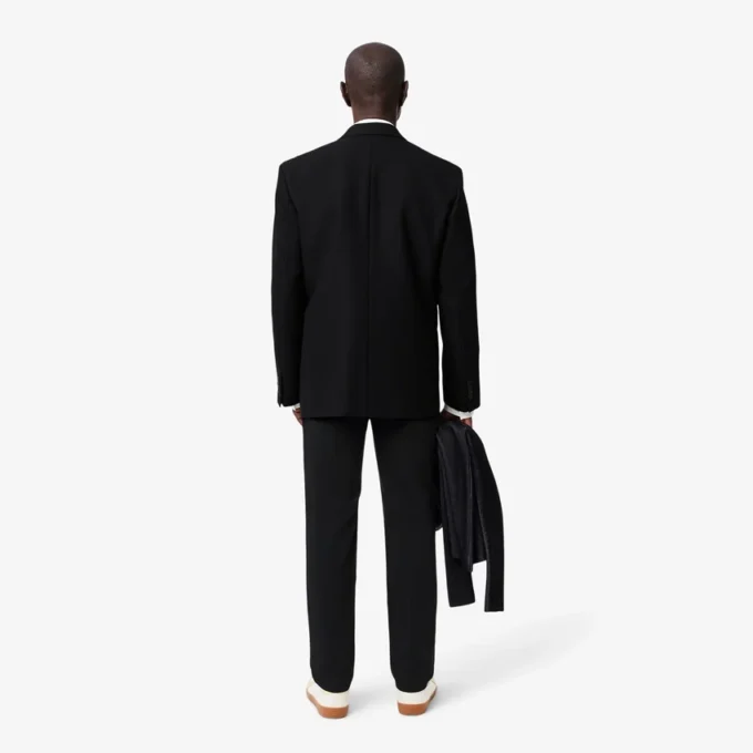 Slim fit-bukse i stretchbomull for menn