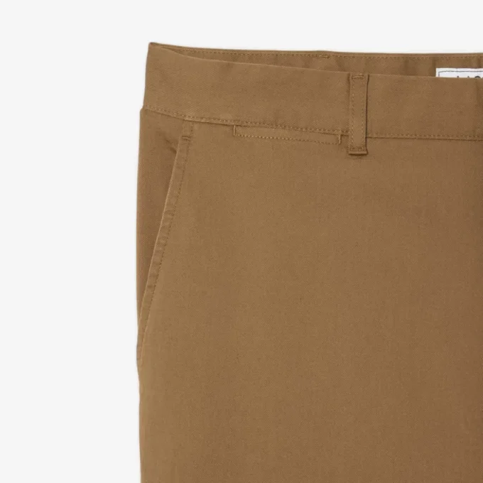 Slim fit-bukse i stretchbomull for menn