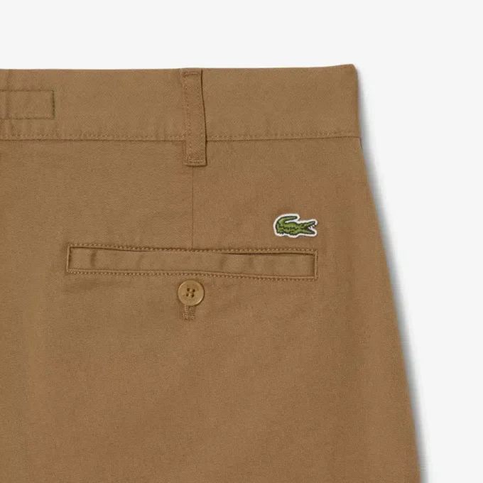Slim fit-bukse i stretchbomull for menn