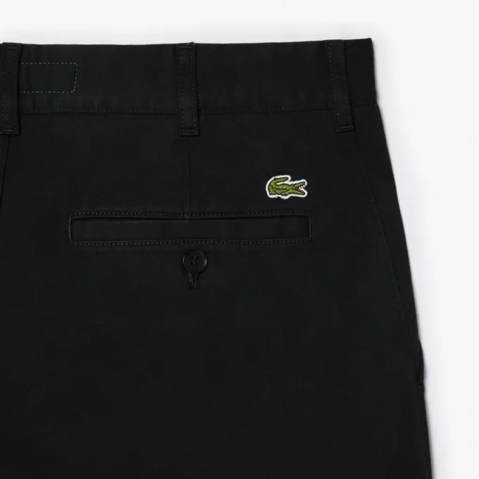 Slim fit-bukse i stretchbomull for menn