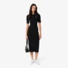 Slim fit Diamanta-kjole med krokodille-pologensere for kvinner
