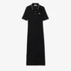 Slim fit Diamanta-kjole med krokodille-pologensere for kvinner