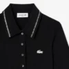 Slim fit Diamanta-kjole med krokodille-pologensere for kvinner