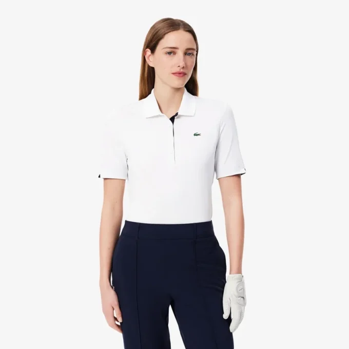 Slim fit golfpolo med UV-beskyttelse for kvinner