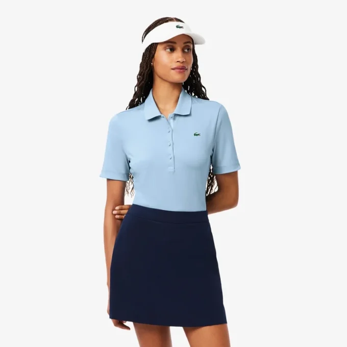 Slim fit golfpolo med UV-beskyttelse for kvinner